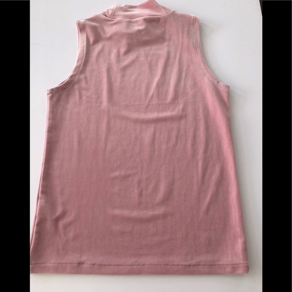 J Crew Velvet Mock Neck Sleeveless Top - Picture 4 of 4